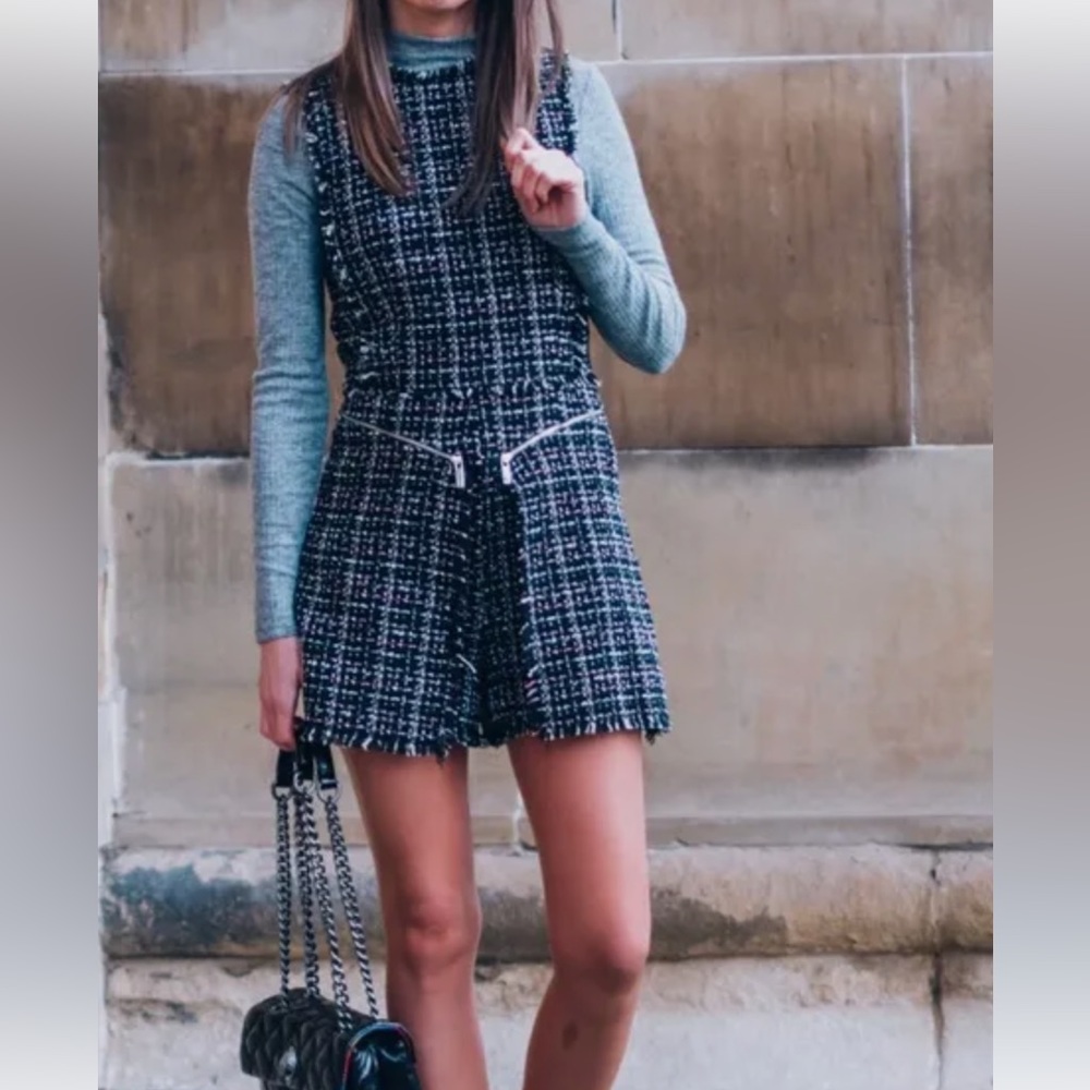 Zara tweed romper